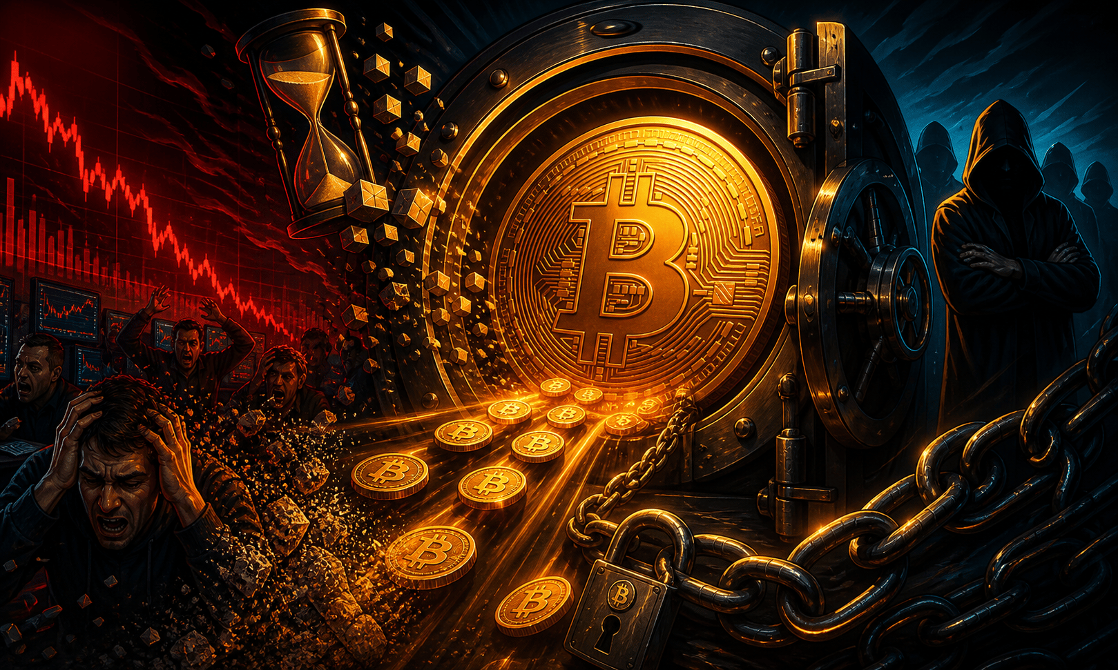 Bitcoin verrouillé par les long-term holders pendant que le marché s’agite