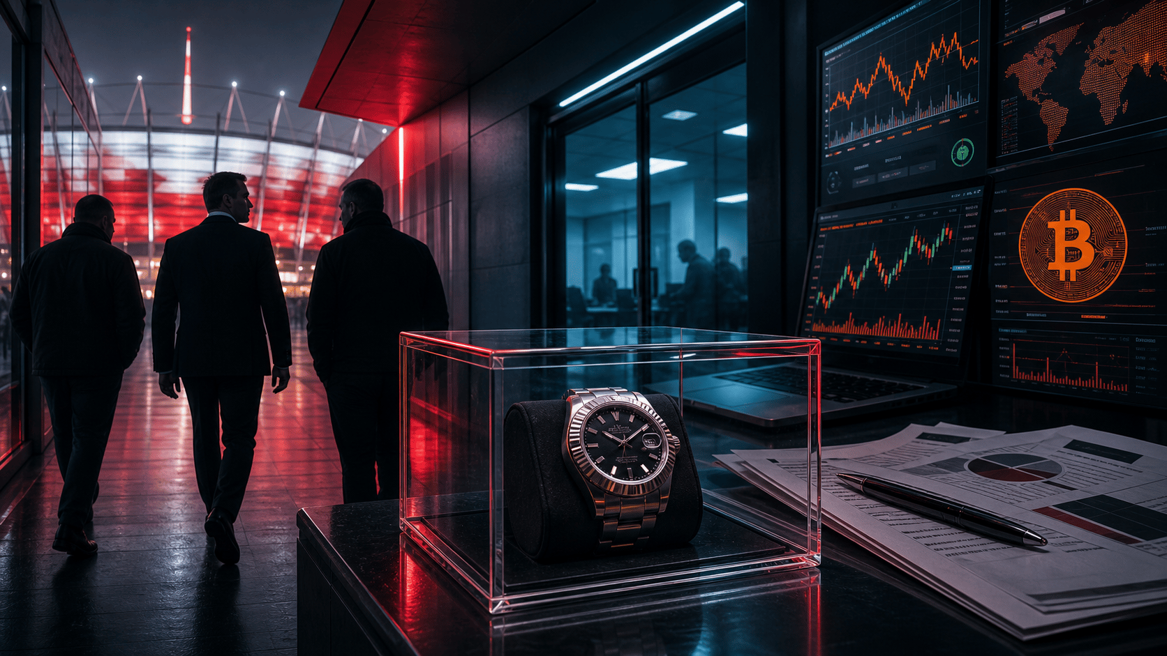 Un dirigeant sportif polonais près d’une montre de luxe examinée dans une enquête crypto