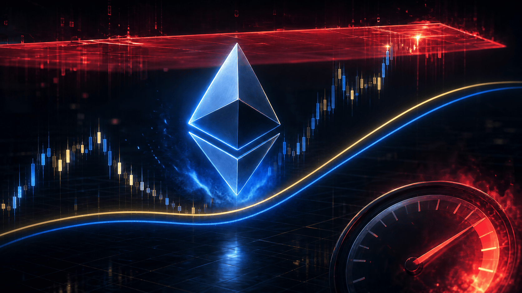 Deux moyennes mobiles d’Ethereum convergent sans encore former un golden cross sous une résistance