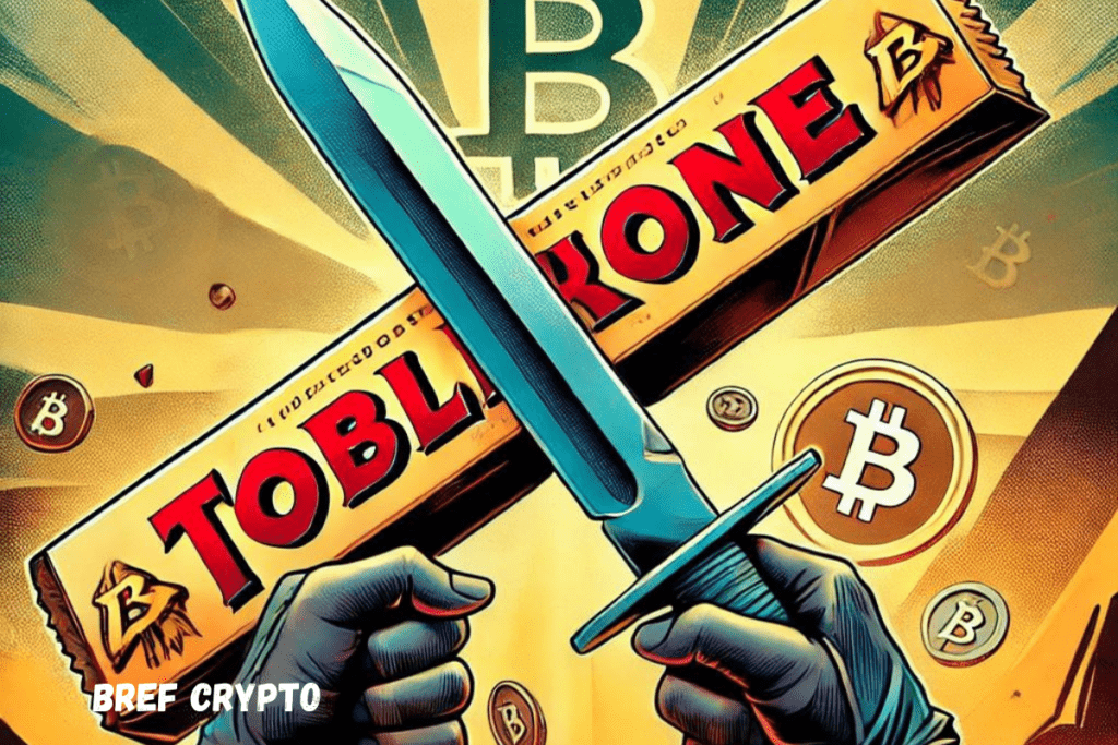 Un vol de Bitcoin avec une machette et du Toblerone ! Bitcoin vl