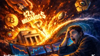 Un trader crypto choqué devant ses écrans