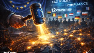 Un marteau crypto européen s’abat sur une carte de l’UE