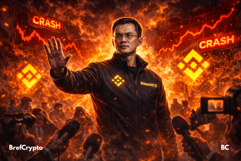 CZ s’oppose frontalement aux accusations sur le krach crypto.