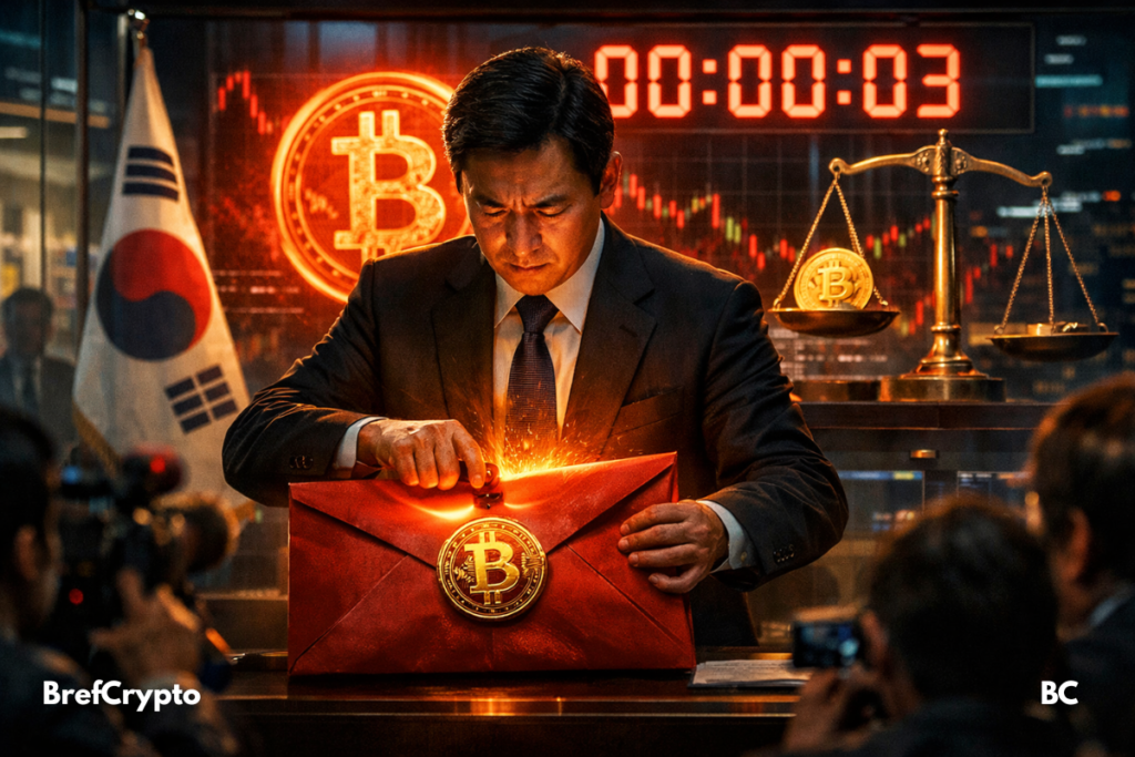Un haut fonctionnaire sud-coréen scelle la loi crypto