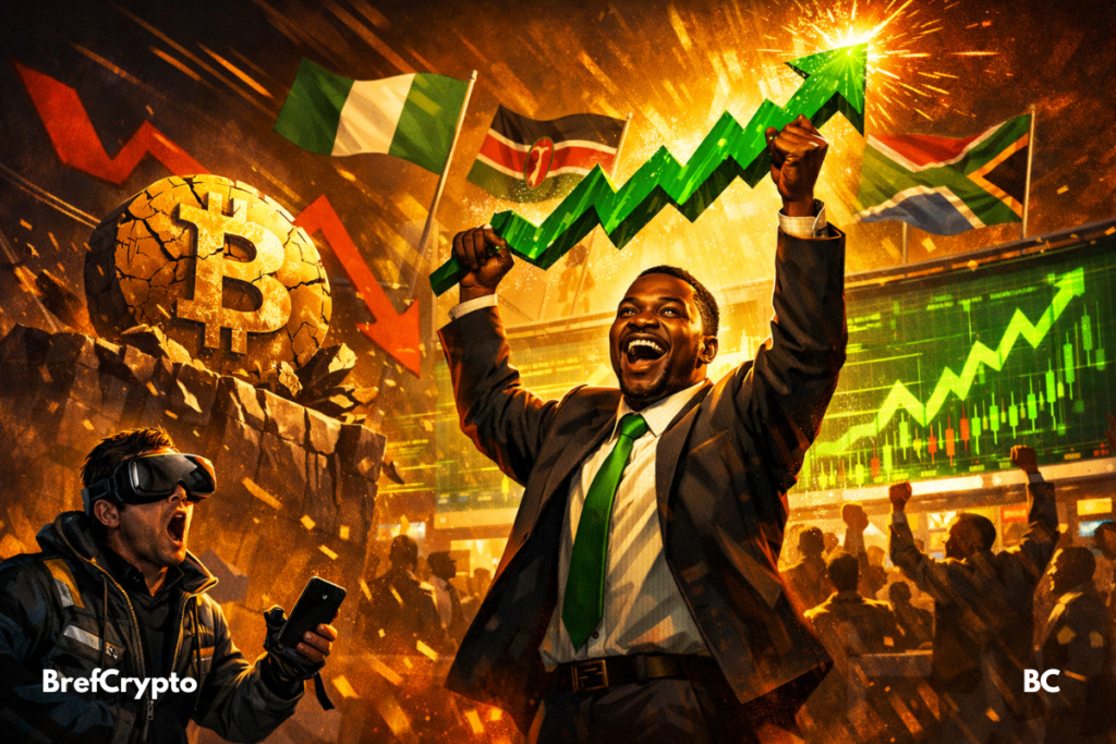 En 2025, la Bourse africaine dépasse le Bitcoin : une première Bitcoin fissuré chute d’un piédestal