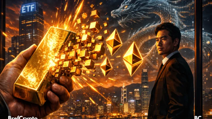 Un lingot d’or se transforme en ETF Ethereum