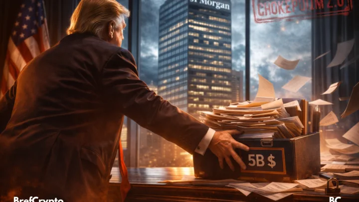 Trump frappe fort avec un procès de 5 milliards contre JPMorgan.