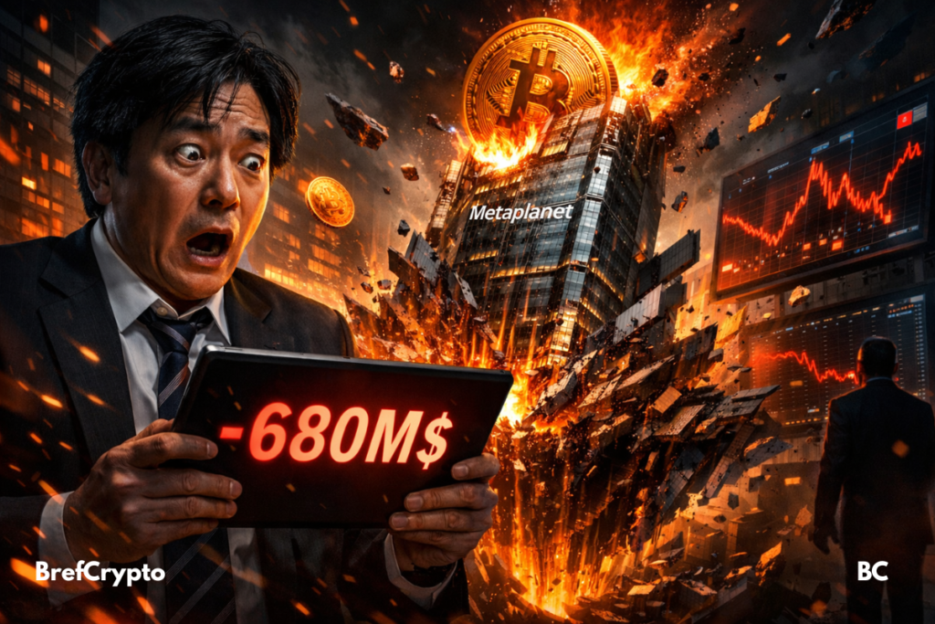 Bitcoin : Metaplanet encaisse 680 M$ de pertes Bitcoin et un homme d'affaires engagé.