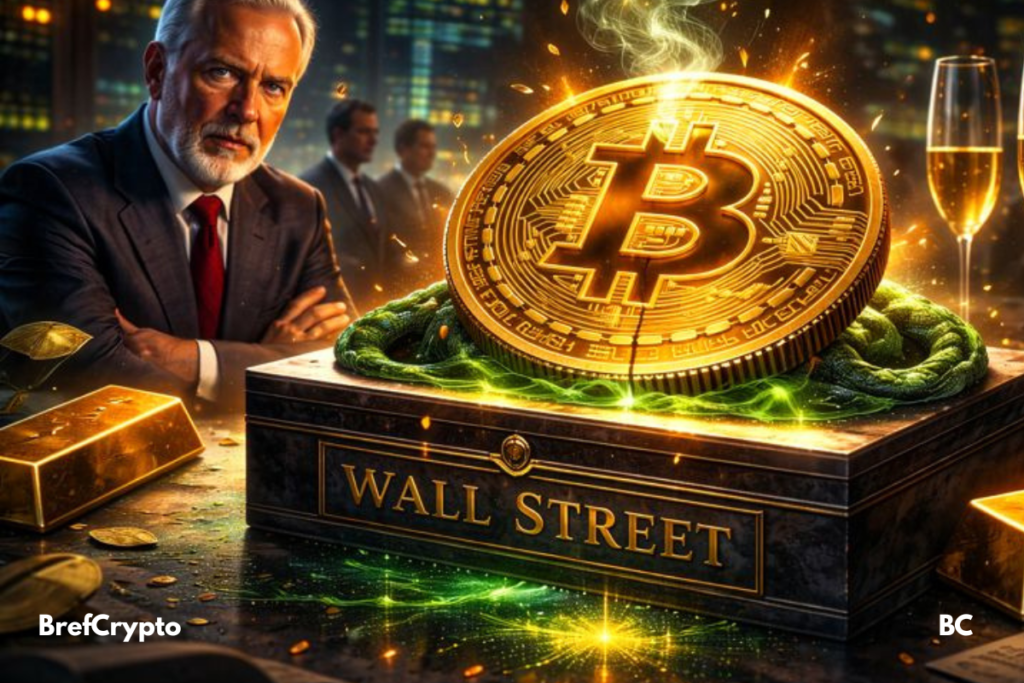 ETF crypto : Le poison qui menace le Bitcoin, selon Peter Schiff Schiff accuse Wall Street d'avoir tué le Bitcoin
