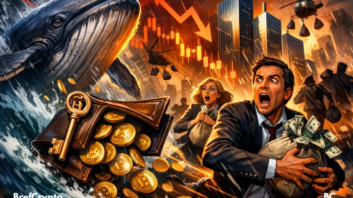 Baleine Satoshi vend : hedge funds fuient, Bitcoin tremble, panique mondiale.
