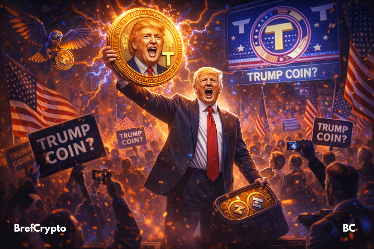 Donald Trump brandit une crypto "Trump Coin"