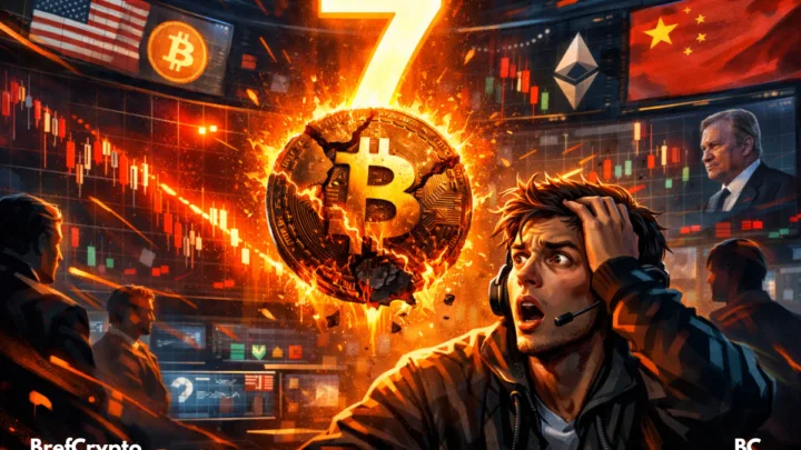 Un trader paniqué face à la crypto