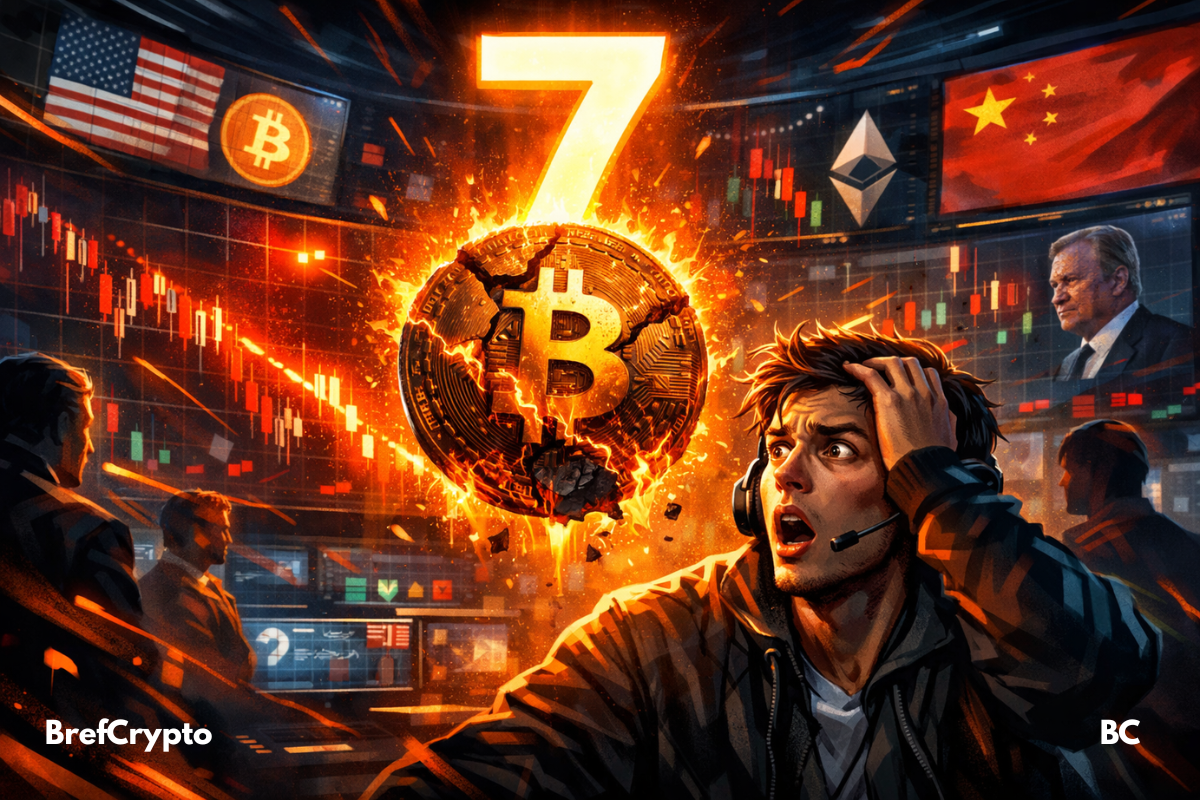 Un trader paniqué face à la crypto