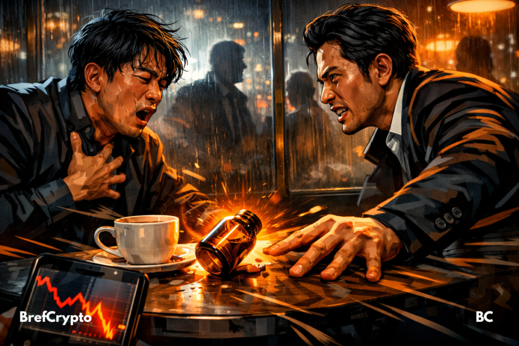 Crypto en Corée du Sud : des pertes de trading au cœur d’une affaire d’empoisonnement Crypto en chute, confiance en ruine.