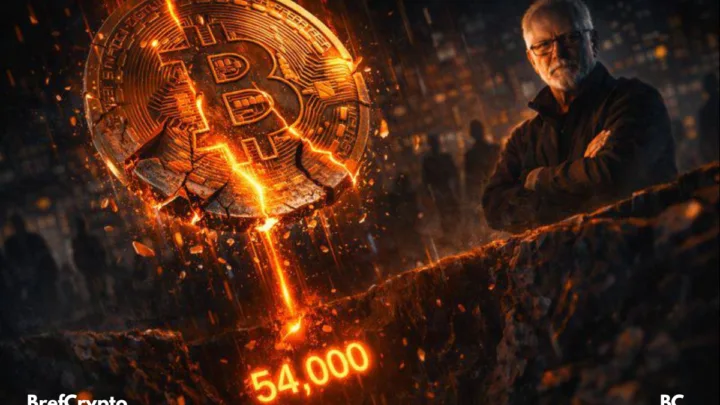 Bitcoin glisse sous ses supports, Brandt alerte sur une correction sévère