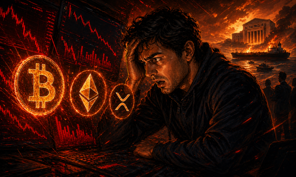 Bitcoin, Ethereum et XRP sous tension avant la Fed sur fond de crise autour d’Ormuz