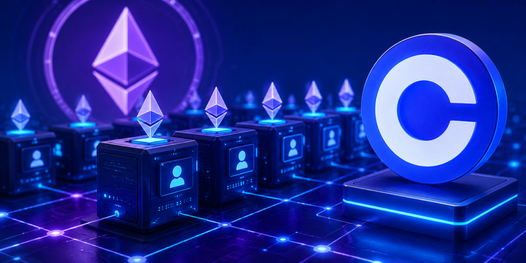 Coinbase impose une limite volontaire de 30 % sur le staking Ethereum.