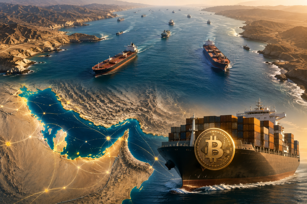 L’Iran explore le Bitcoin comme solution d’assurance maritime pour sécuriser le transit dans le détroit stratégique d’Hormuz.
