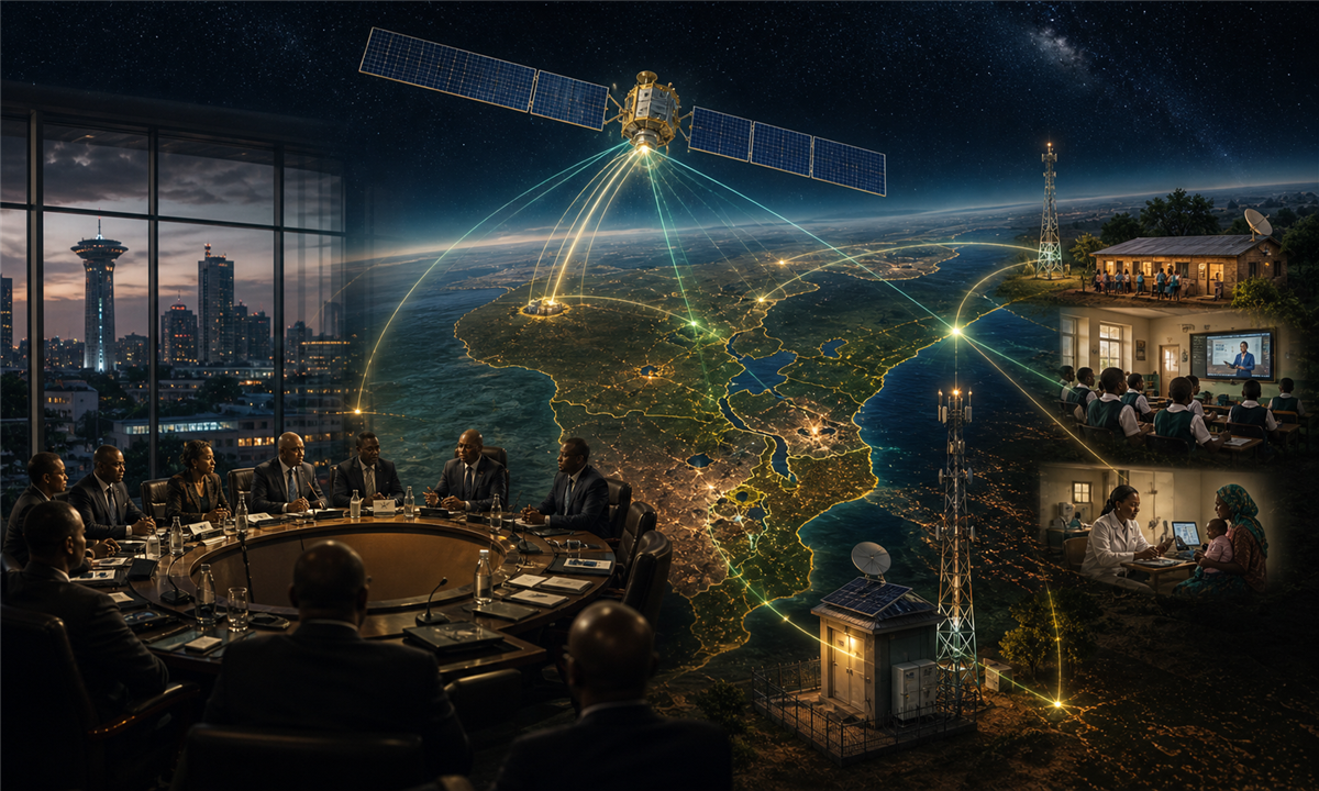 Satellite régional au-dessus de l’Afrique de l’Est pour améliorer la connectivité numérique