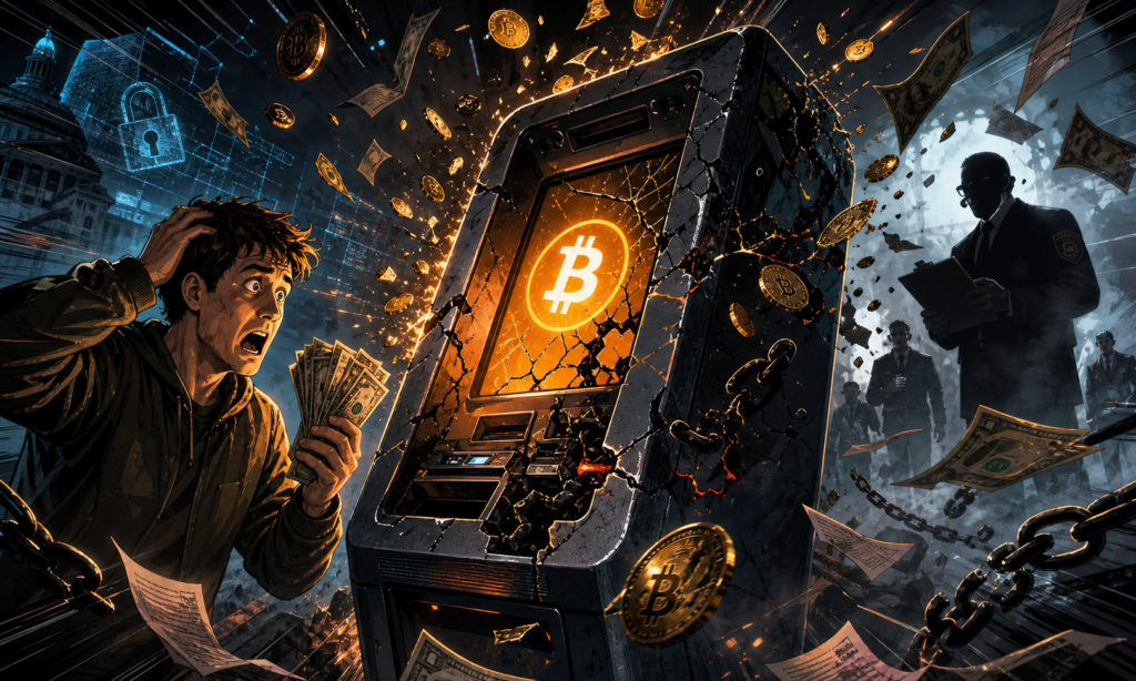 Distributeur Bitcoin Depot fissuré sous pression réglementaire et cyberattaque