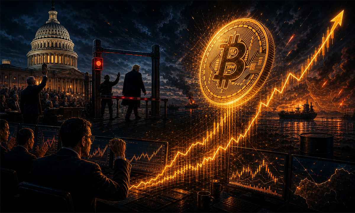 Bitcoin rebondissant devant le Capitole américain et une barrière politique liée à l’Iran