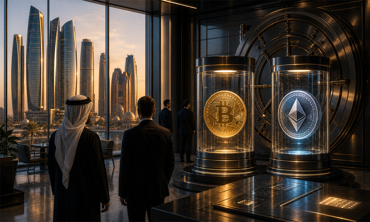 Coffre-fort institutionnel pour Bitcoin et Ethereum à Abu Dhabi