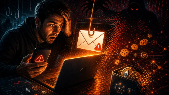 Faux e-mails Google de phishing ciblant les utilisateurs crypto et DeFi