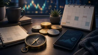 Investisseur crypto utilisant une stratégie long terme sans surveiller constamment les prix
