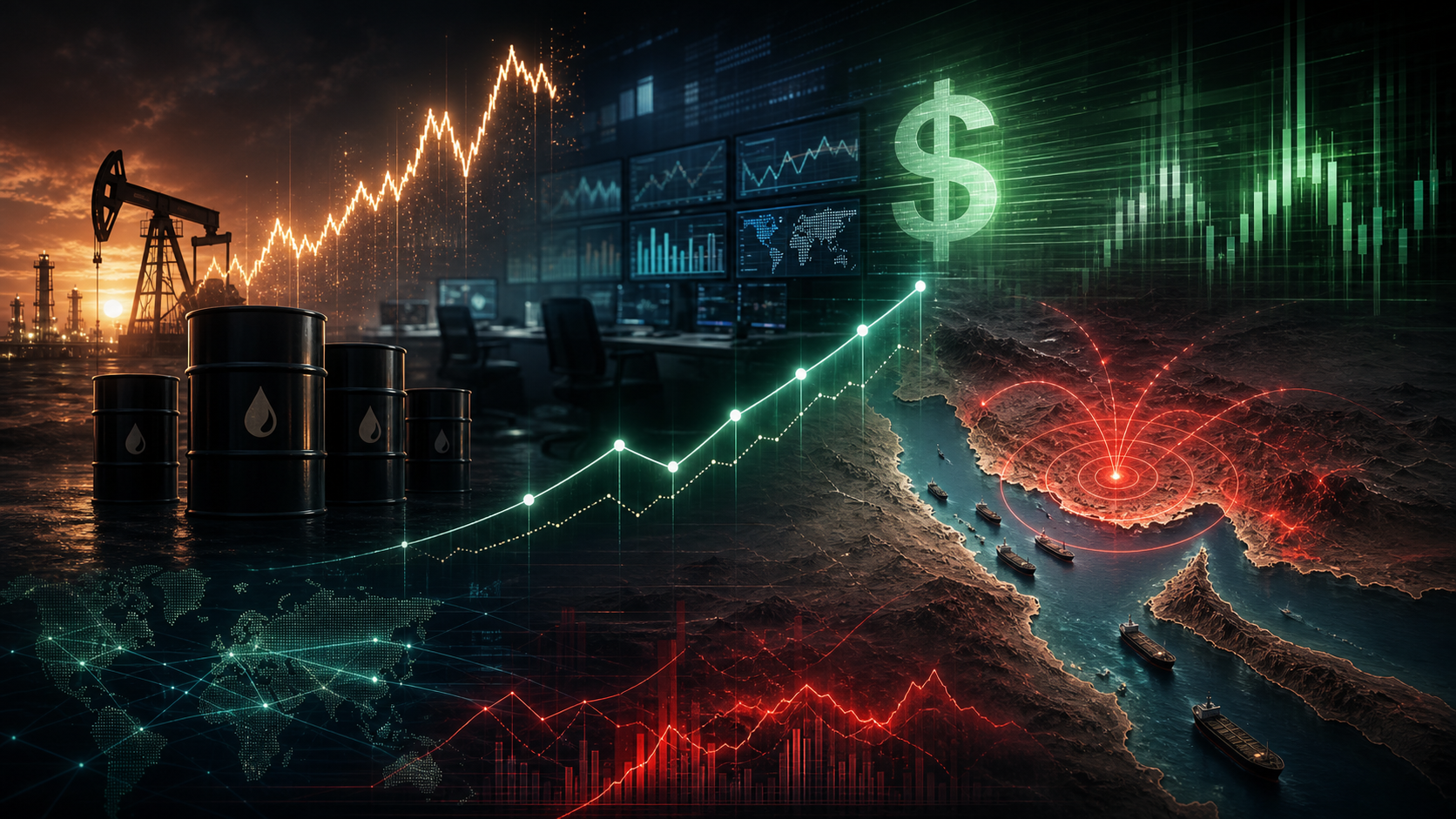 Marchés mondiaux secoués par pétrole dollar et rendements face au risque Iran Hormuz