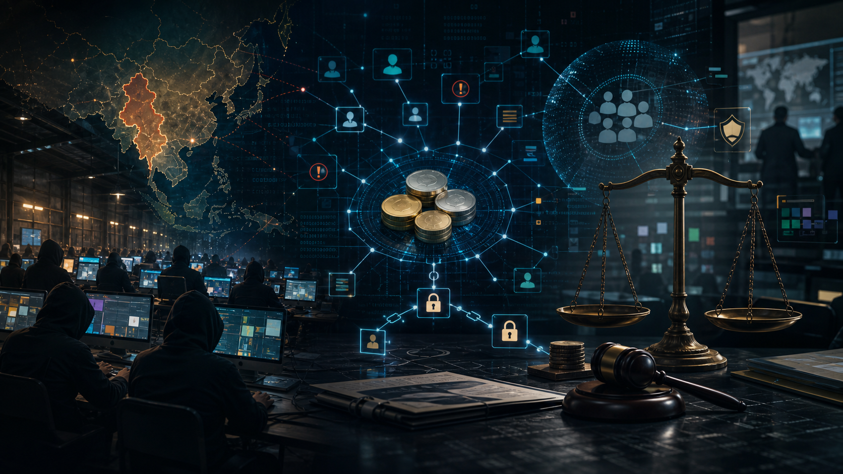 Arnaques crypto au Myanmar et durcissement pénal contre les centres de scams