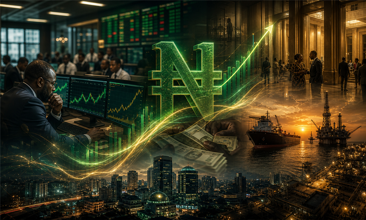 Le naira nigérian se renforce face au dollar grâce aux flux de capitaux