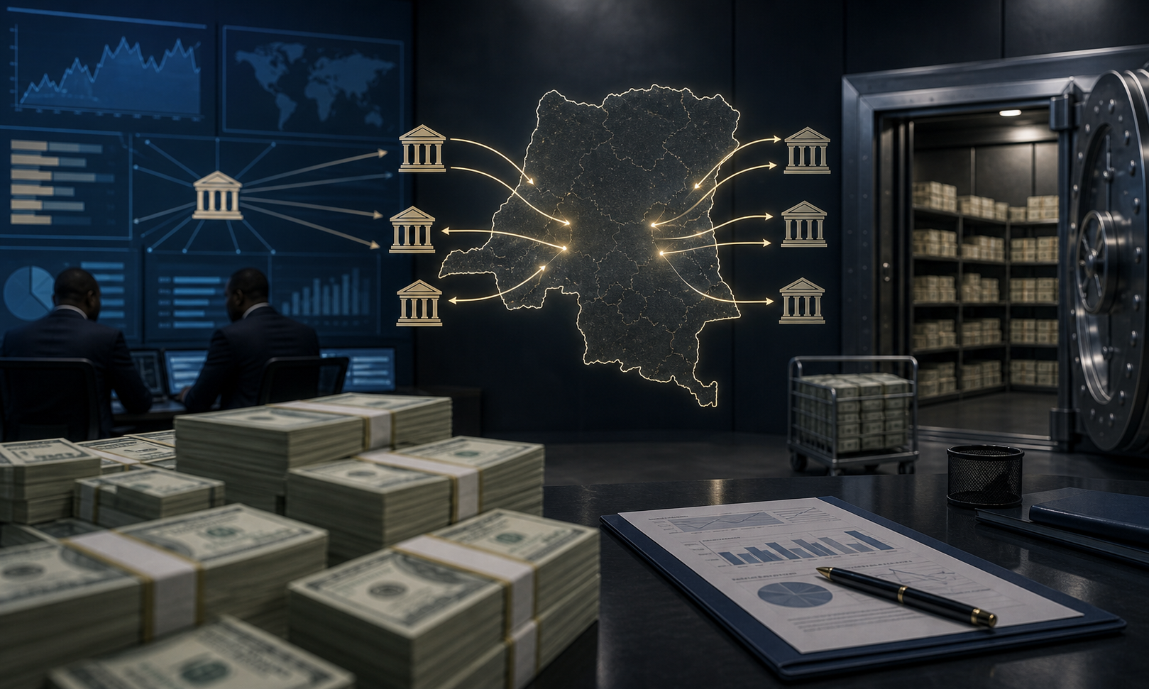Contrôle du cash en dollars par la Banque centrale du Congo et sorties du système bancaire
