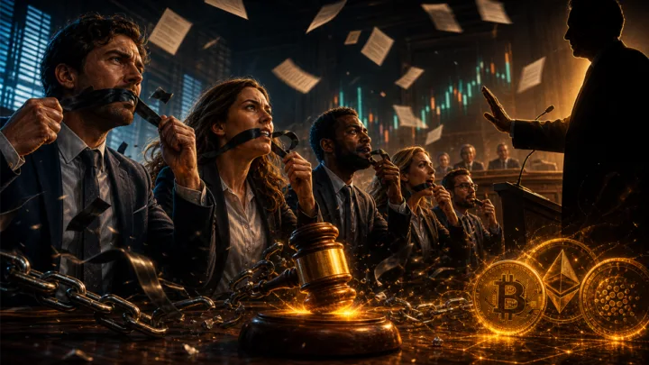 Entreprises crypto libérées d’une règle de silence face au régulateur financier