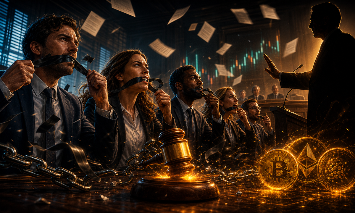 Entreprises crypto libérées d’une règle de silence face au régulateur financier