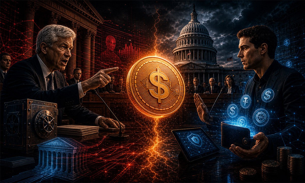 Jamie Dimon face à Coinbase dans le débat sur les stablecoins rémunérés