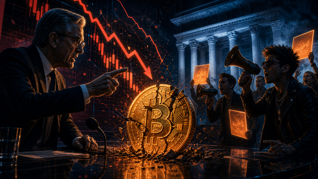Bitcoin s’effondre : un ex-économiste du FMI attaque les promoteurs du BTC