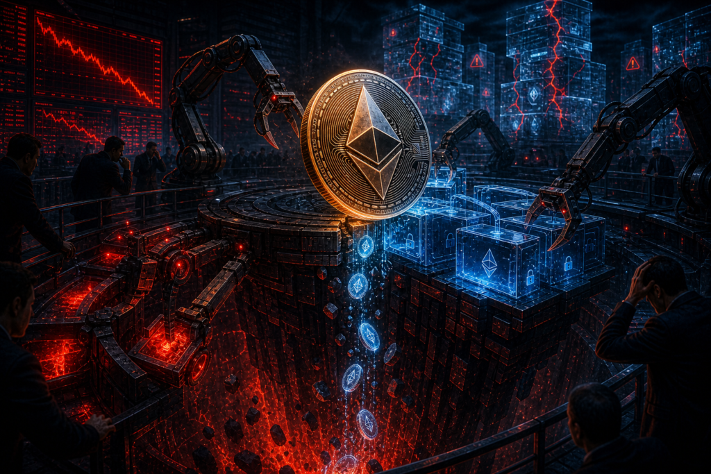 Ethereum : 547 millions $ d’ETH menacent de partir en liquidation