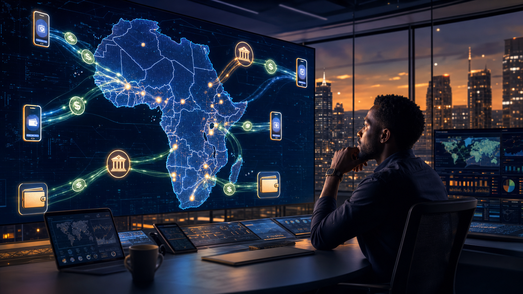 Paiements en stablecoins reliant mobile money et banques en Afrique