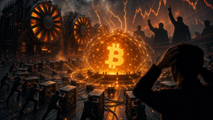 Noeuds Bitcoin et machines de minage autour du consensus