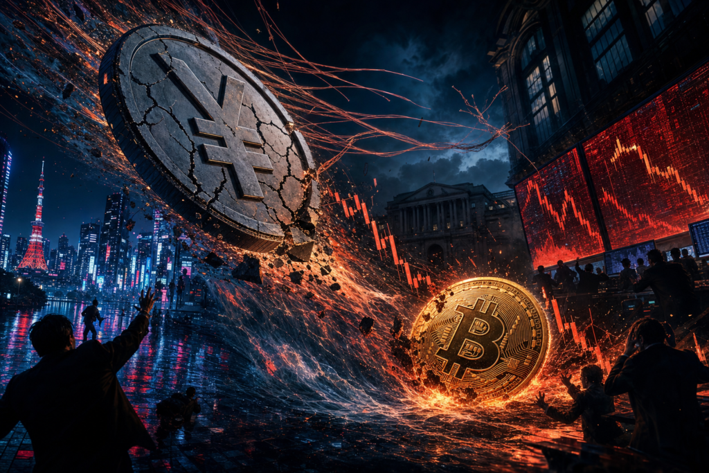 Japon : la chute du yen augmente le risque d’un choc sur Bitcoin