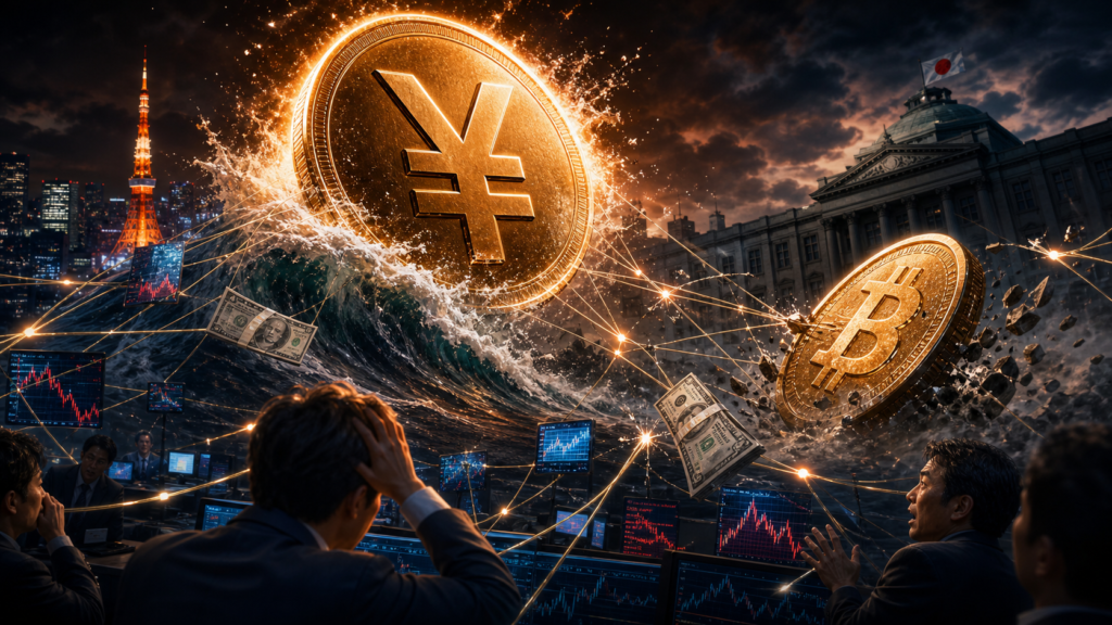 Un yen japonais géant provoque une vague de pression sur Bitcoin et les marchés