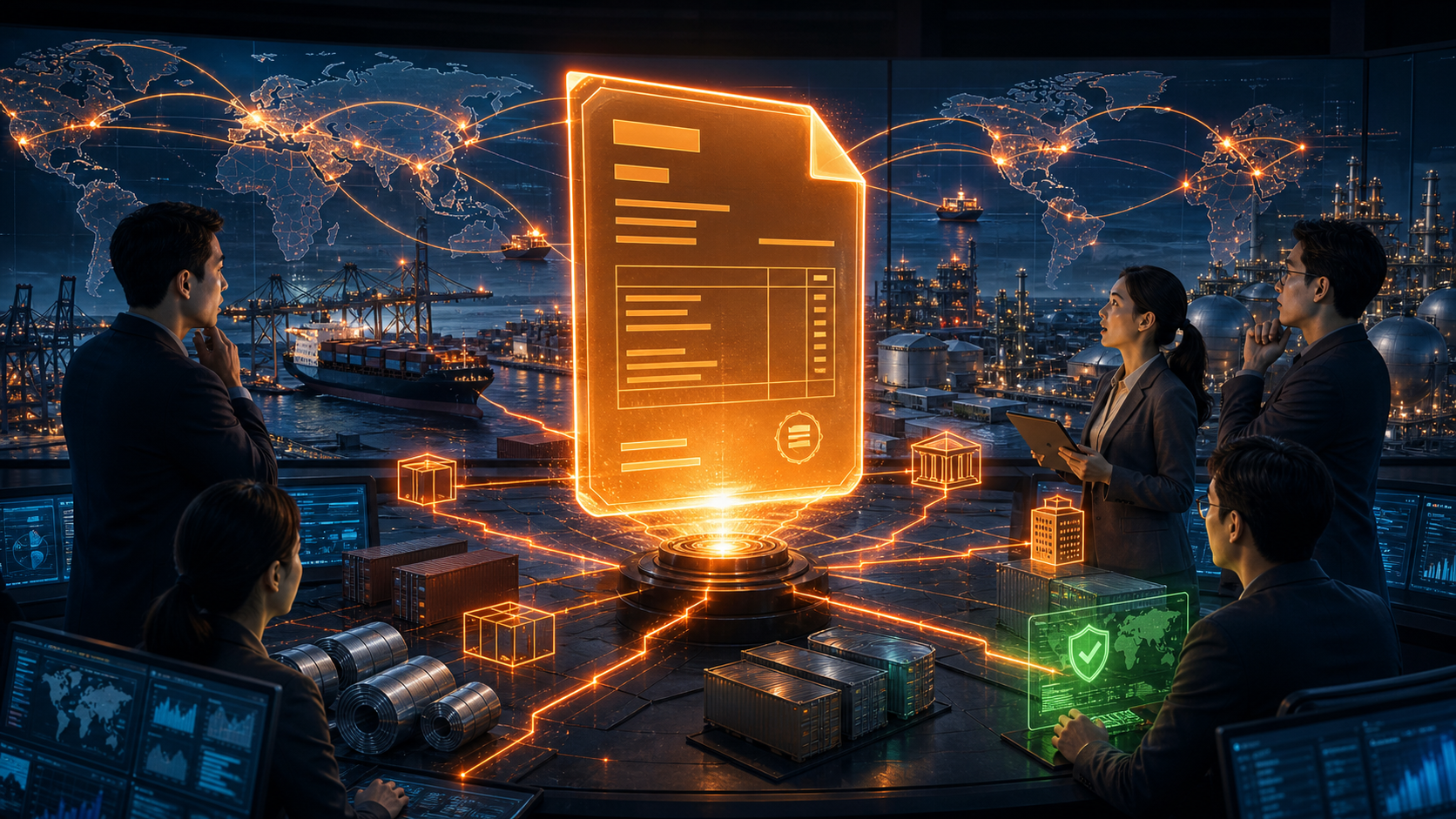 Facture commerciale tokenisée sur blockchain entre POSCO, LG CNS et des partenaires internationaux