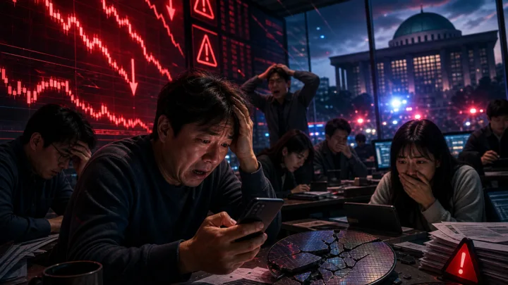 Des traders sud-coréens inquiets devant la chute du KOSPI et des semi-conducteurs