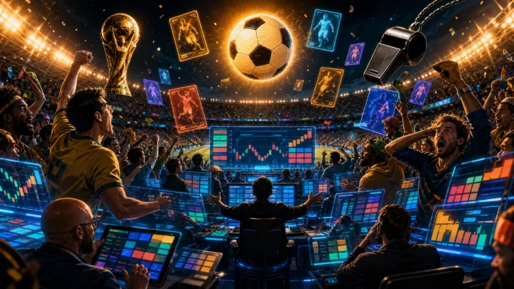 Un stade de Coupe du monde transformé en marché prédictif numérique
