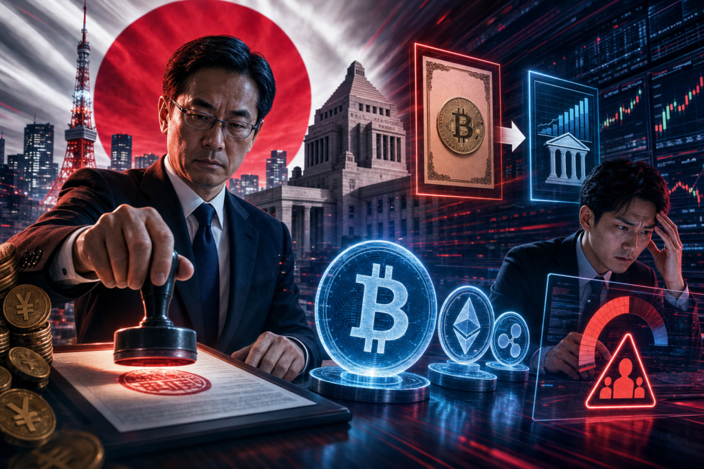 Crypto au Japon : taxe à 20 % et délit d’initié, la réforme change d’échelle