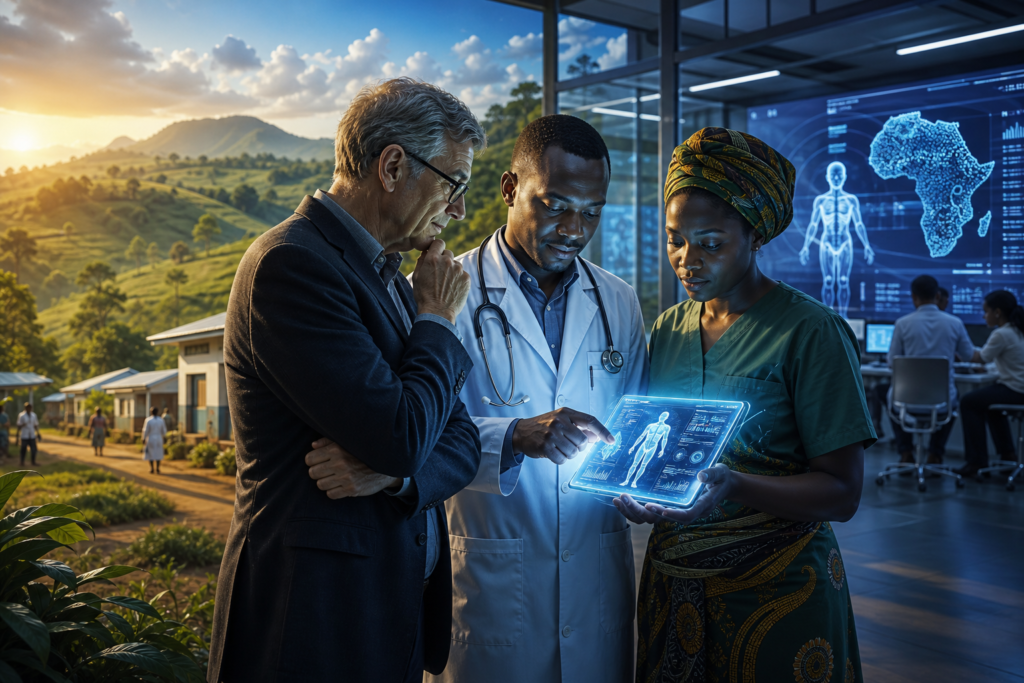 IA en Afrique : Bill Gates mise sur le Rwanda pour transformer la santé