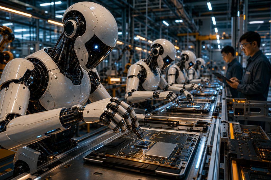 Robots humanoïdes : les machines commencent à fabriquer d’autres machines