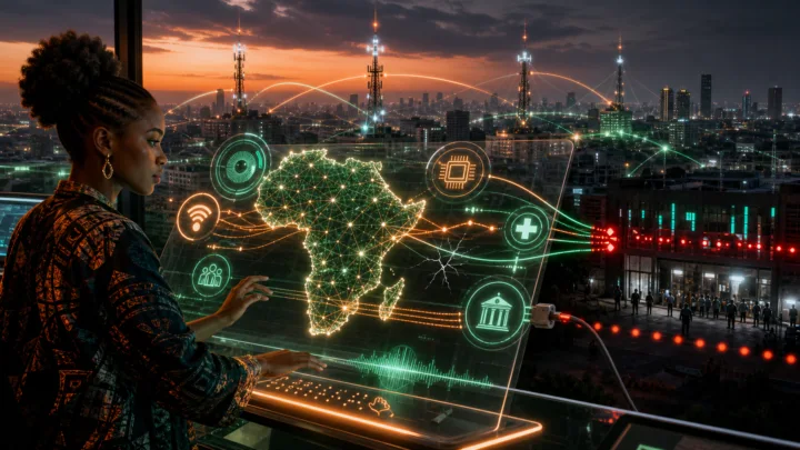 Une technologue surveille un réseau numérique africain en pleine expansion et ses points de fragilité