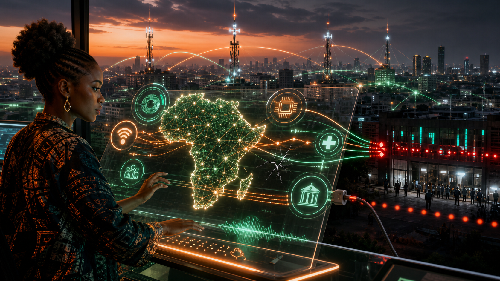 Une technologue surveille un réseau numérique africain en pleine expansion et ses points de fragilité