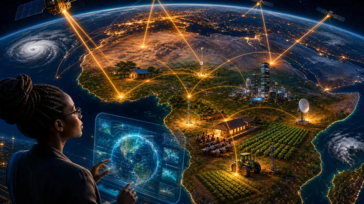 Des satellites connectent des villes, des écoles et des cultures en Afrique
